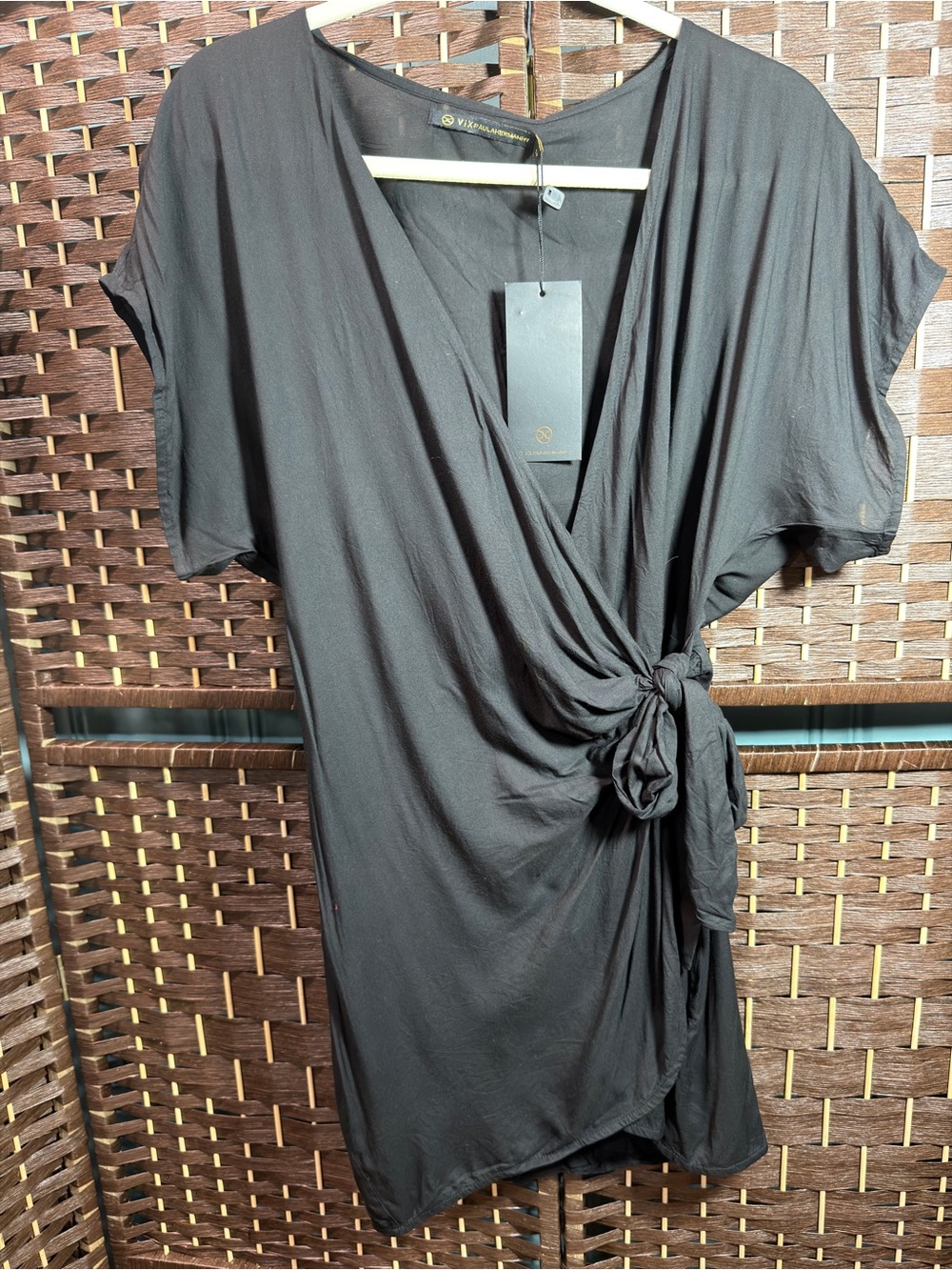 NWT VIX Paula Hermanny Perol Knot Short Swim Coverup Small